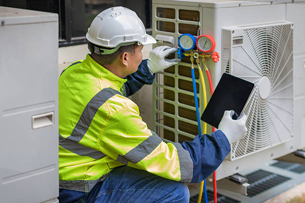 Professional Ductwork Repair technician working in Downey, CA